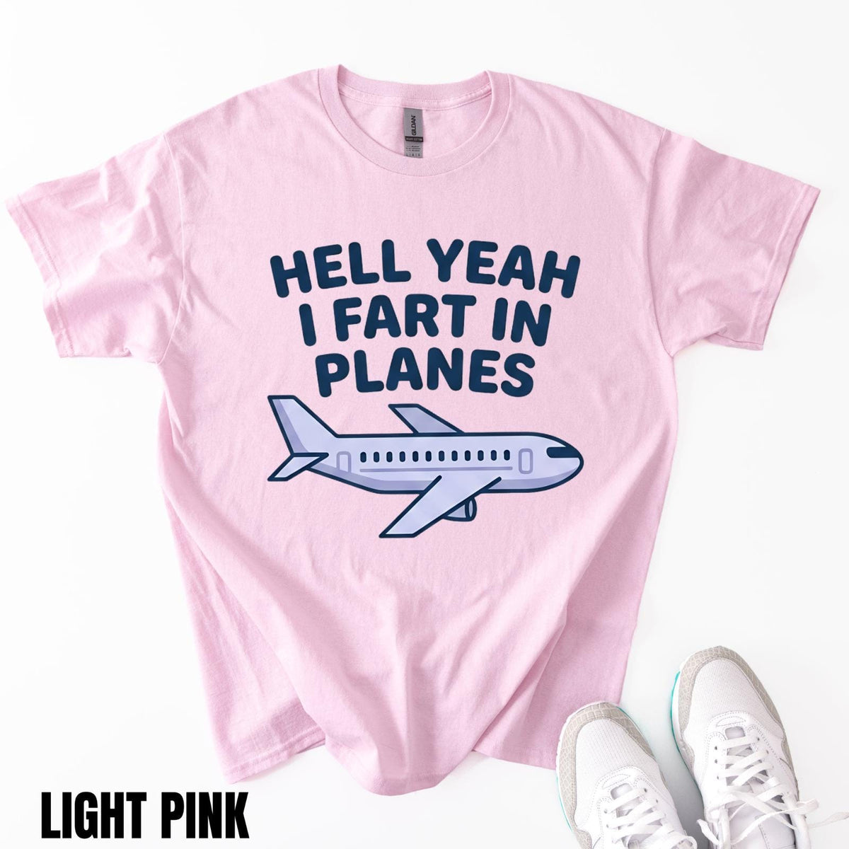 Hell Yeah I Fart In Planes T-Shirt | Funny Adult Humor Airplane Gag Gift Tee