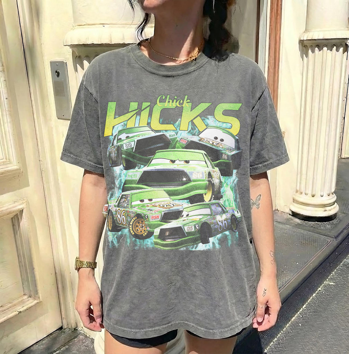 Retro Race Vehicle Comfort Colors Shirt, Animated Movie T-shirt, Auto Land Tee, Theme Park Family Vacation Tee, Fantasy World