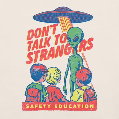 Retro Alien Safety Education Shirt, 80s Sci Fi UFO Graphic Tee