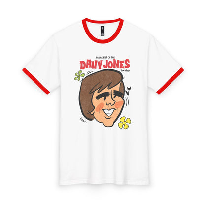 Davy Jones Fanclub - retro ringer tee
