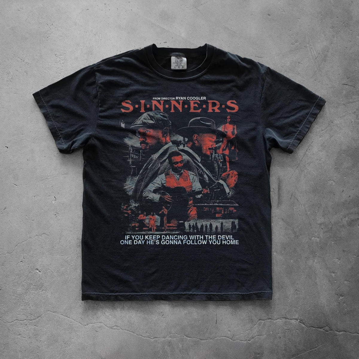 Sinners Vintage Graphic Tee | Horror Movie Shirt | Vampire Film Tee