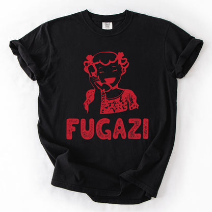 Retro Fugazi Unisex Tee, Bold Music Statement Shirt, Vintage Punk Rock Graphic Top, Aesthetic Band Merch, Music Lover Gift, Indie Concert