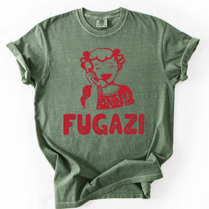 Retro Fugazi Unisex Tee, Bold Music Statement Shirt, Vintage Punk Rock Graphic Top, Aesthetic Band Merch, Music Lover Gift, Indie Concert
