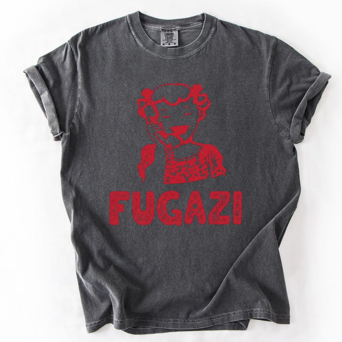 Retro Fugazi Unisex Tee, Bold Music Statement Shirt, Vintage Punk Rock Graphic Top, Aesthetic Band Merch, Music Lover Gift, Indie Concert