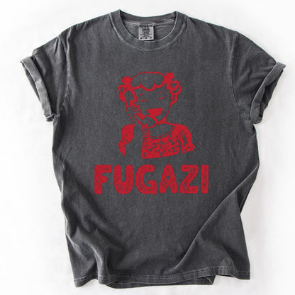 Retro Fugazi Unisex Tee, Bold Music Statement Shirt, Vintage Punk Rock Graphic Top, Aesthetic Band Merch, Music Lover Gift, Indie Concert