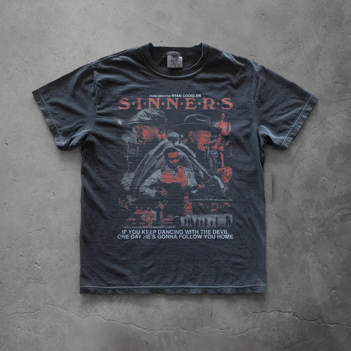 Sinners Vintage Graphic Tee | Horror Movie Shirt | Vampire Film Tee