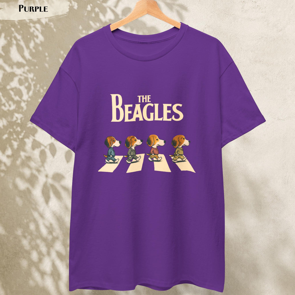The Beagles T-Shirt, Funny Dog Graphic Tee, Beagle Lover Gift, Abbey Road Parody Shirt, Dog Mom & Dog Dad Top, Beagles Band, Beatles Parody