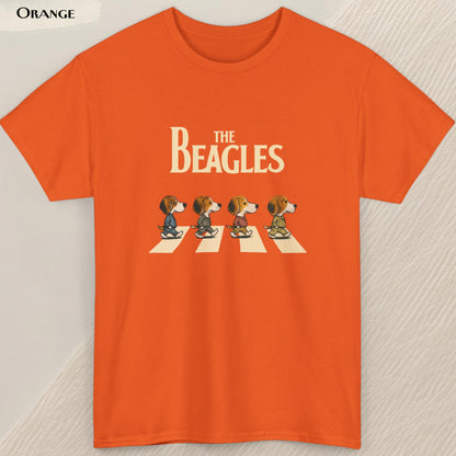 The Beagles T-Shirt, Funny Dog Graphic Tee, Beagle Lover Gift, Abbey Road Parody Shirt, Dog Mom & Dog Dad Top, Beagles Band, Beatles Parody