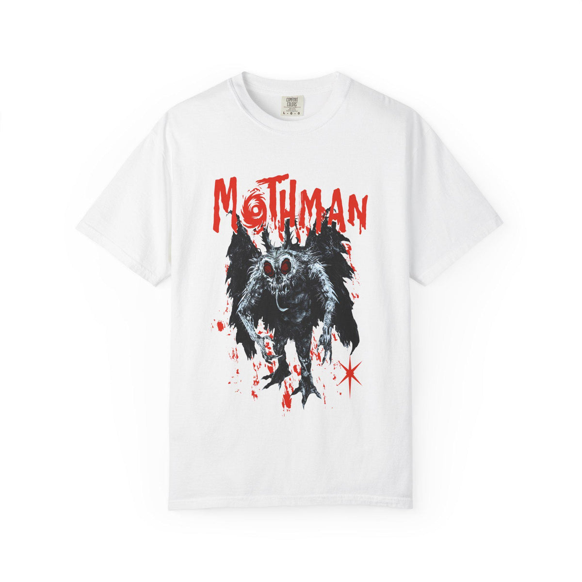 Cryptid Mothman Monster Shirt, Gothic Folklore Horror Dark Academia Tee, Street Wear
