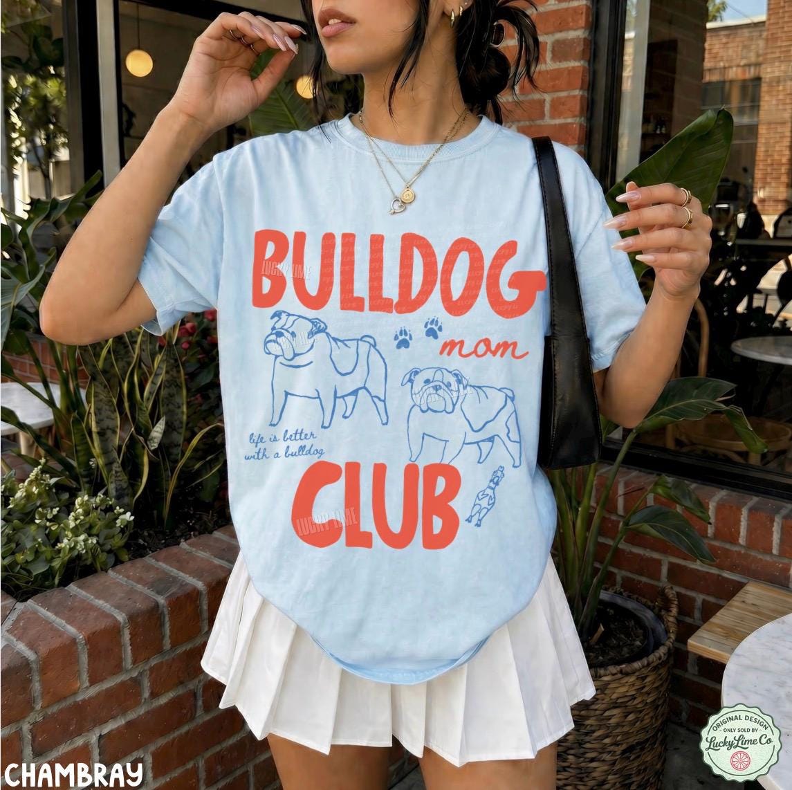 English Bulldog Mom Club Shirt, Bulldog Mom Shirt, Dog Mom Tshirt, Pet Parent Tee, Dog Mama Shirt, Comfort Colors® Dog Shirt, Dog Lover Tee