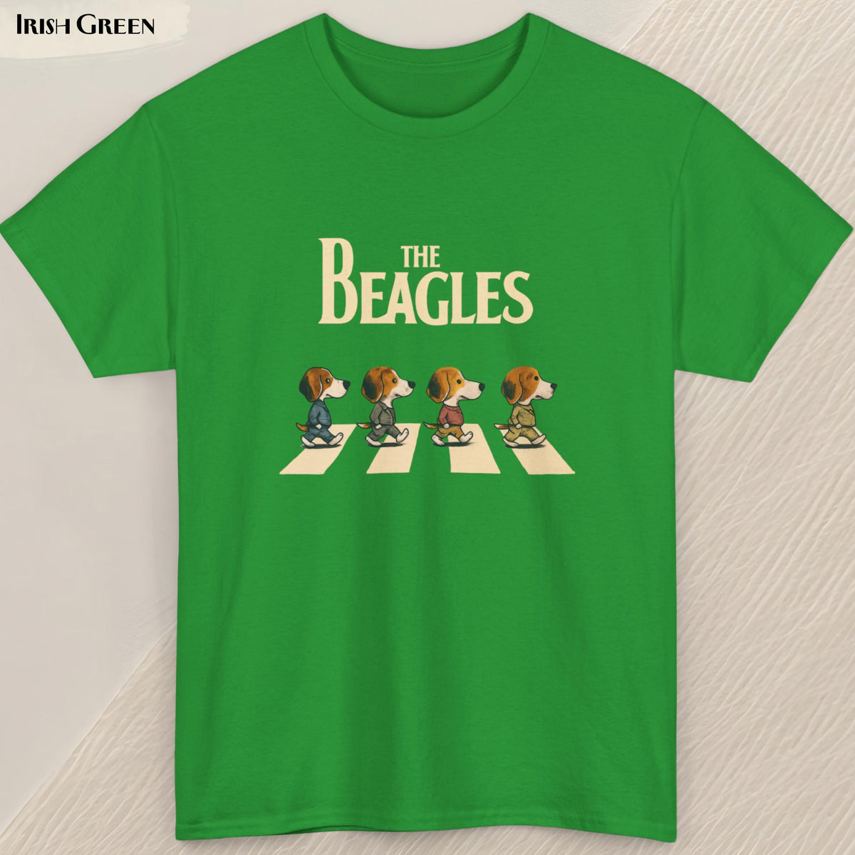 The Beagles T-Shirt, Funny Dog Graphic Tee, Beagle Lover Gift, Abbey Road Parody Shirt, Dog Mom & Dog Dad Top, Beagles Band, Beatles Parody