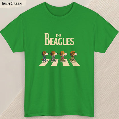 The Beagles T-Shirt, Funny Dog Graphic Tee, Beagle Lover Gift, Abbey Road Parody Shirt, Dog Mom & Dog Dad Top, Beagles Band, Beatles Parody