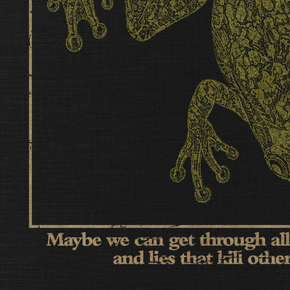 Magnolia Frog Rain Graphic T-shirt | Surreal Arthouse Movie Tee