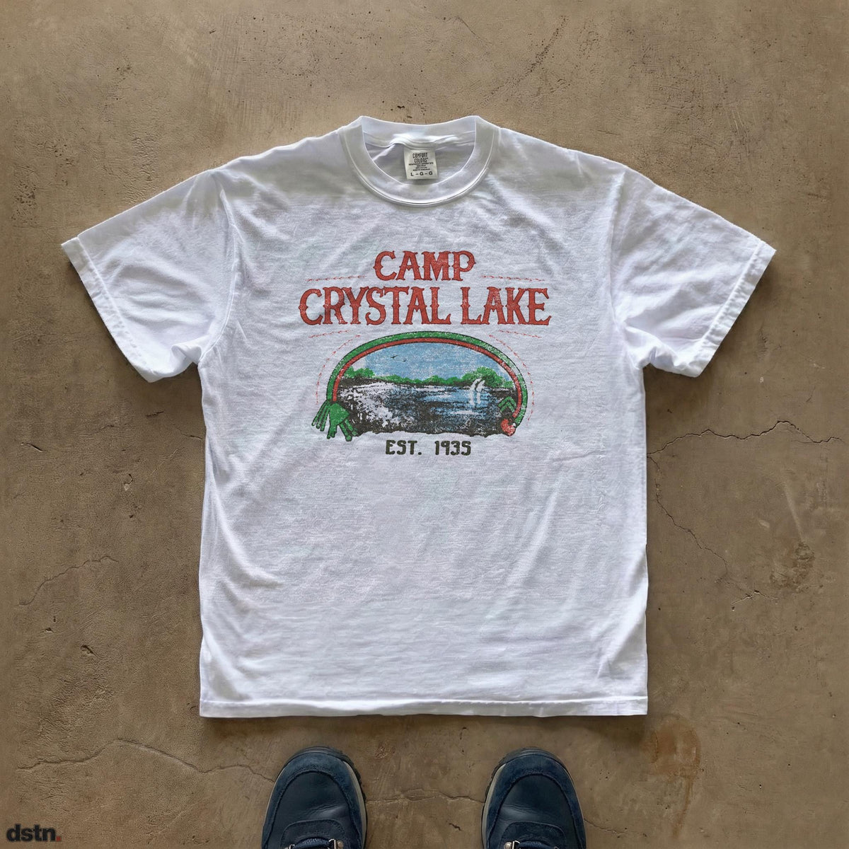 Camp Crystal Lake Vintage Horror Tee | Friday the 13th Slasher Movie Shirt