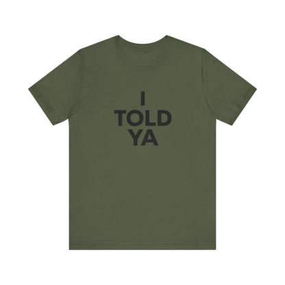 I Told Ya T-Shirt, Challengers Movie Inspired, Zendaya Vintage Retro Tee, Unisex Cotton Shirt