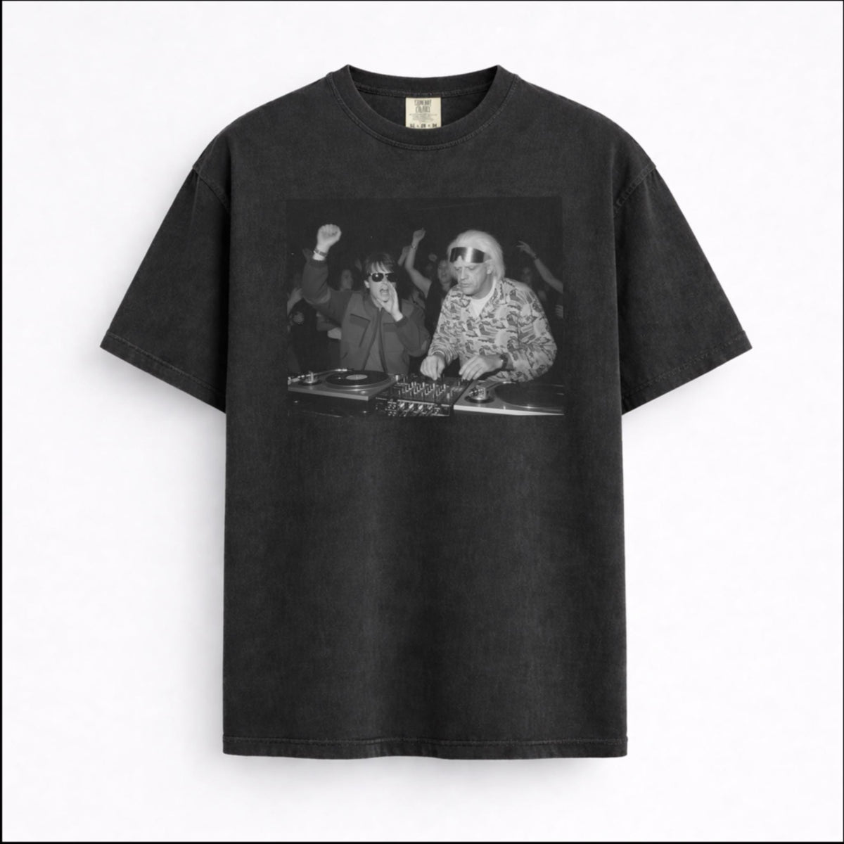Back to the Future DJ Shirt, Marty McFly Doc Brown Retro Movie Tee