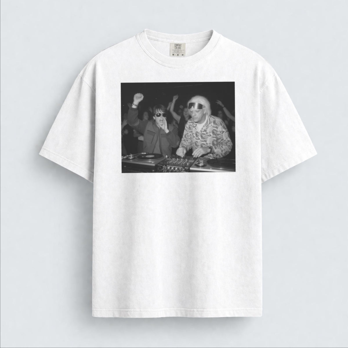 Back to the Future DJ Shirt, Marty McFly Doc Brown Retro Movie Tee