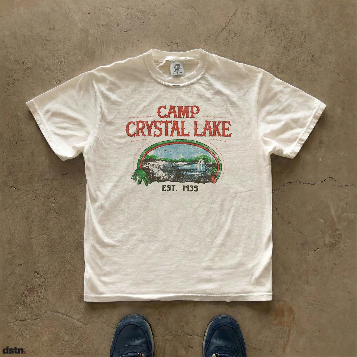 Camp Crystal Lake Vintage Horror Tee | Friday the 13th Slasher Movie Shirt