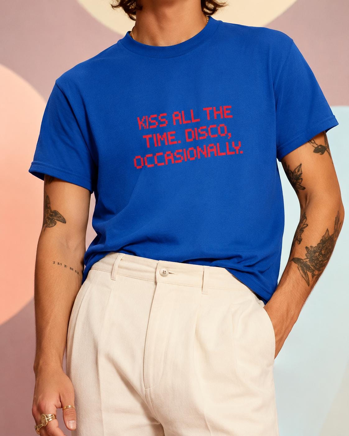 Harry Styles Tee, Kiss All The Time Disco Occasionally Shirt, Harry Styles New Album Inspired T-Shirt, Pop Music Fan Gift, Harry Album Merch