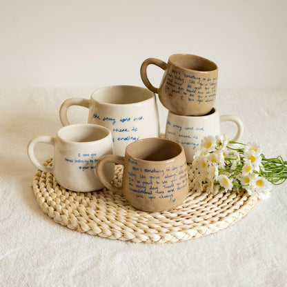 Your Own Handwritten Mug: Personalized Handmade Ceramic Mug