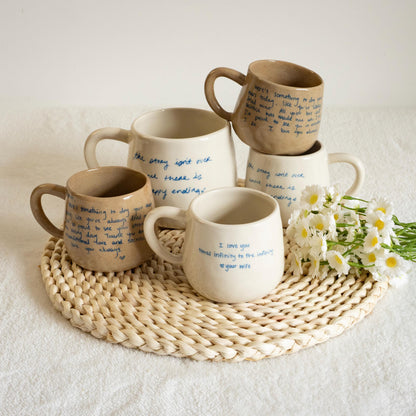 Your Own Handwritten Mug: Personalized Handmade Ceramic Mug