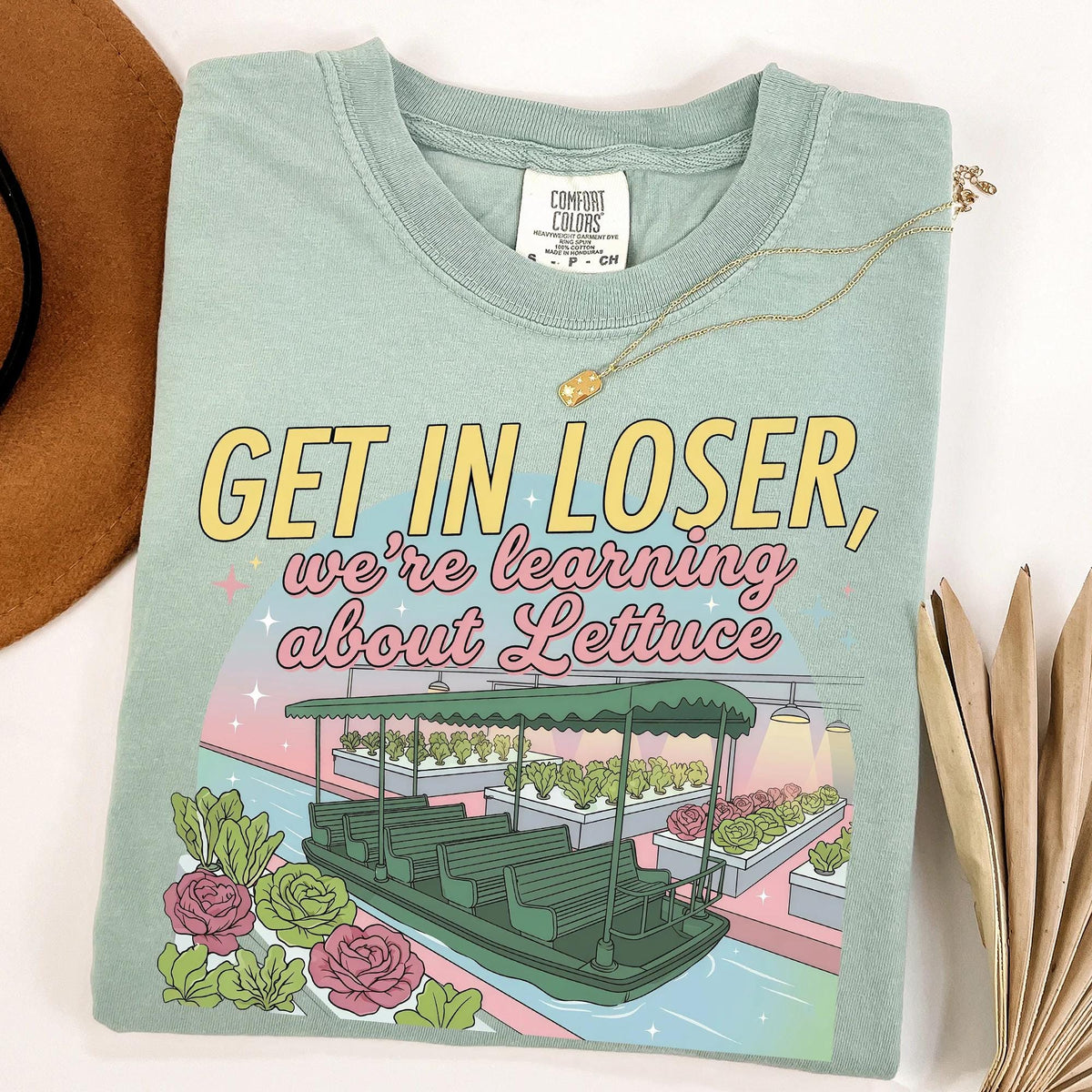 Comfort Colors Get In Loser Magical Journey Shirt, Playful Future Land Graphic Tee, Aesthetic Retro Theme Park Trip TShirt, Trendy Oversized