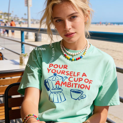Dolly Parton "Pour Yourself a Cup of Ambition" Shirt, Retro Coffee Graphic, 9 to 5 Country Music Tee, Moka Pot, Coffee Club, Caffeine Lover