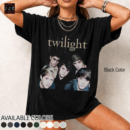 Retro One Direction Vintage Distressed Unisex Heavy Cotton 90s Graphic Tee Shirt RZ