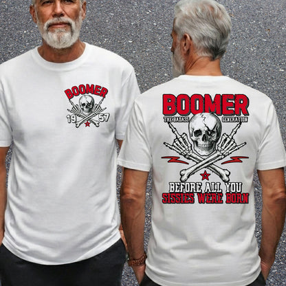 Boomer Custom Year T-shirt , Baby Bommer Before you were born , Vintage tee , Retro Fathers Gift