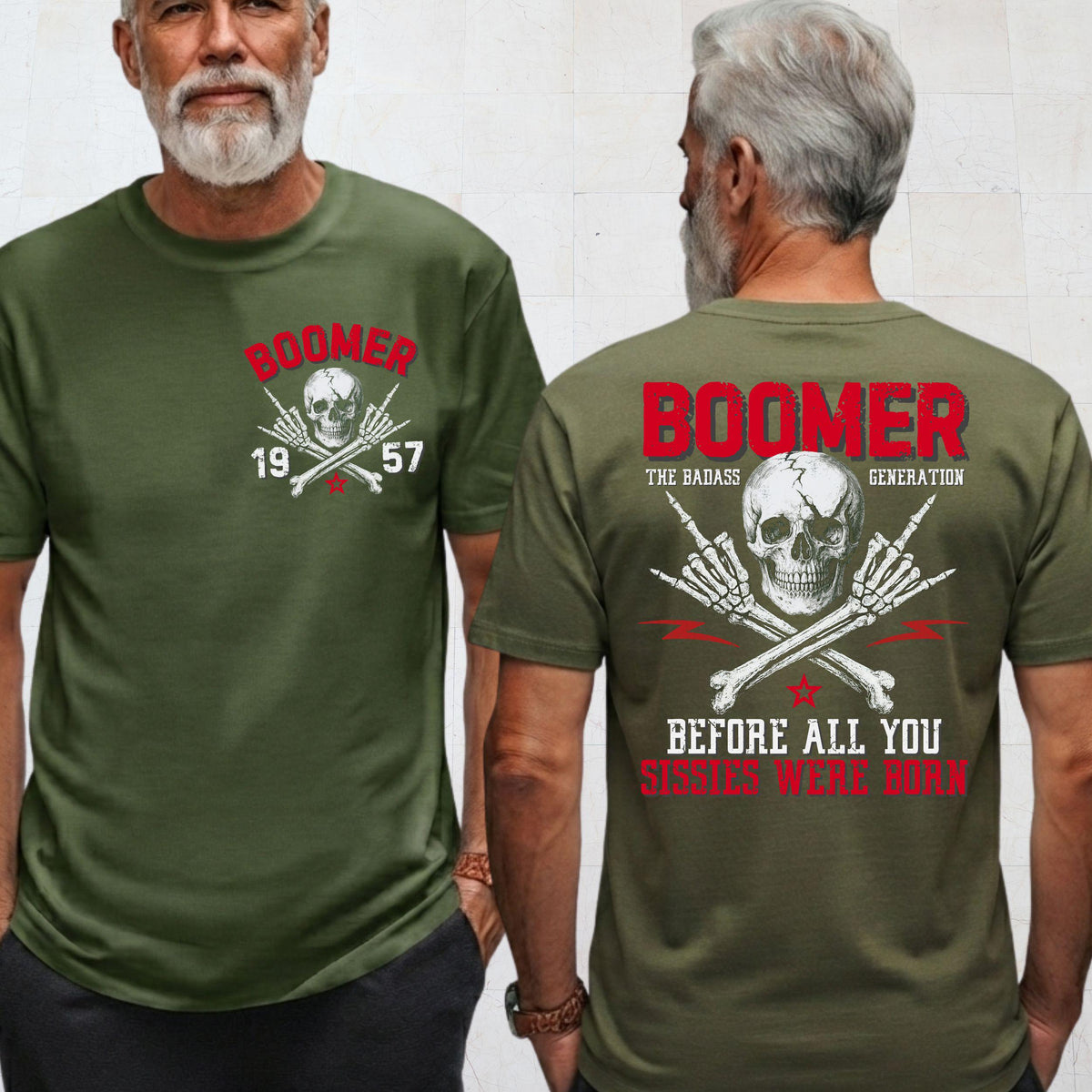 Boomer Custom Year T-shirt , Baby Bommer Before you were born , Vintage tee , Retro Fathers Gift
