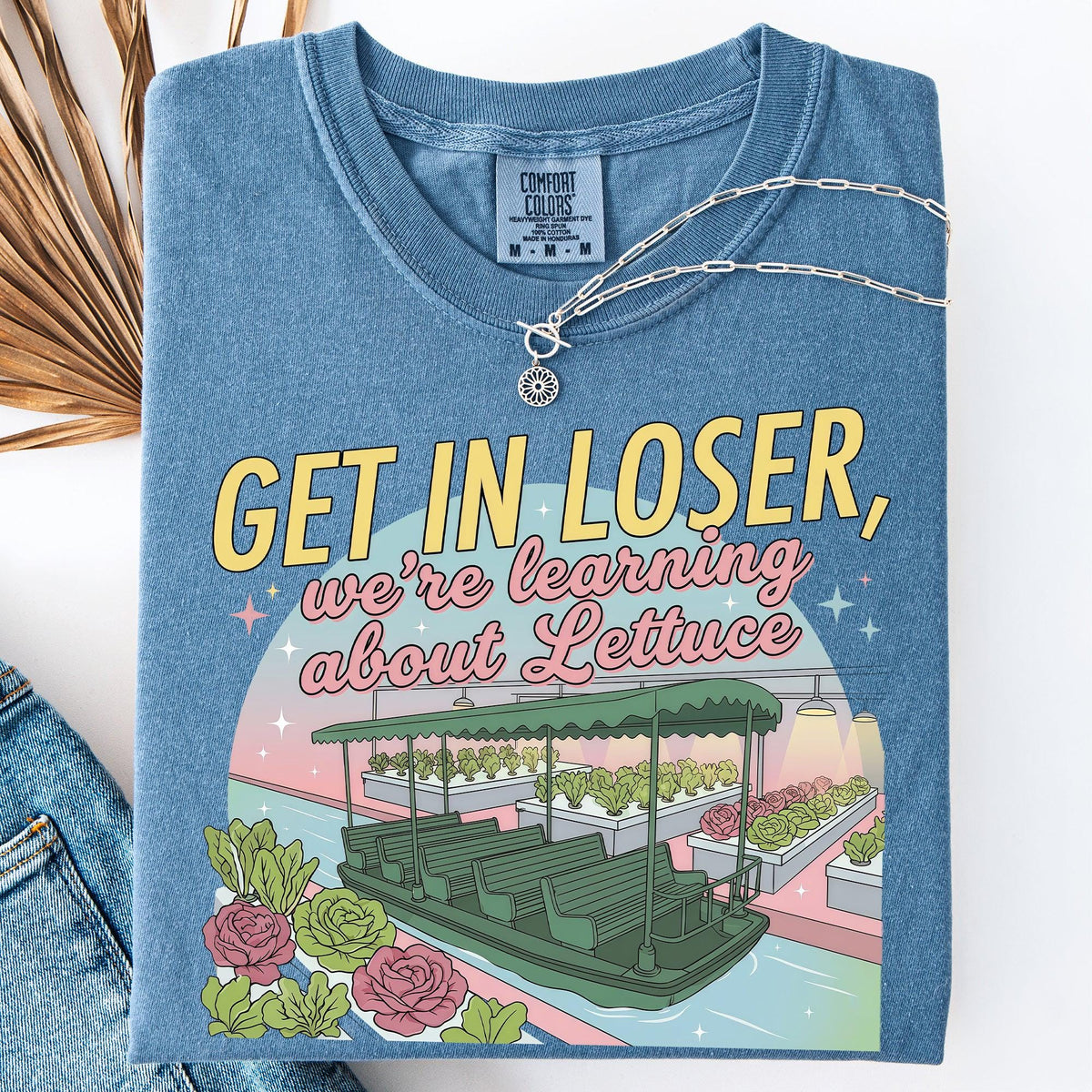 Comfort Colors Get In Loser Magical Journey Shirt, Playful Future Land Graphic Tee, Aesthetic Retro Theme Park Trip TShirt, Trendy Oversized