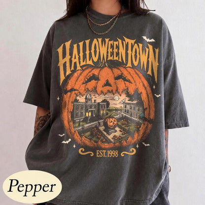 Comfort Colors® Halloweentown Est 1998 Shirt, Halloweentown University, Retro Halloweentown Shirt, Cute Fall Shirt, Halloween Graphic Tee