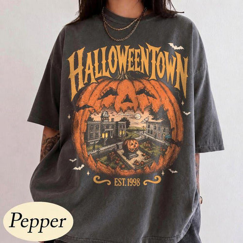 Comfort Colors® Halloweentown Est 1998 Shirt, Halloweentown University, Retro Halloweentown Shirt, Cute Fall Shirt, Halloween Graphic Tee