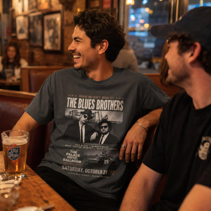 Blues Brothers Shirt, Vintage 80s Concert Tee with Retro Design