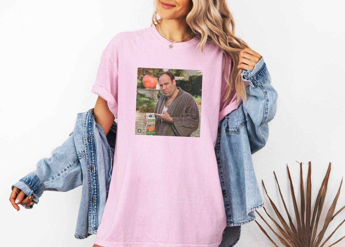 Tony Soprano Juice Shirt, The Sopranos Tee, Funny TV Show Shirt, Vintage Show Tee, Mafia Comedy Tee, Funny Juice Meme, Movie Meme