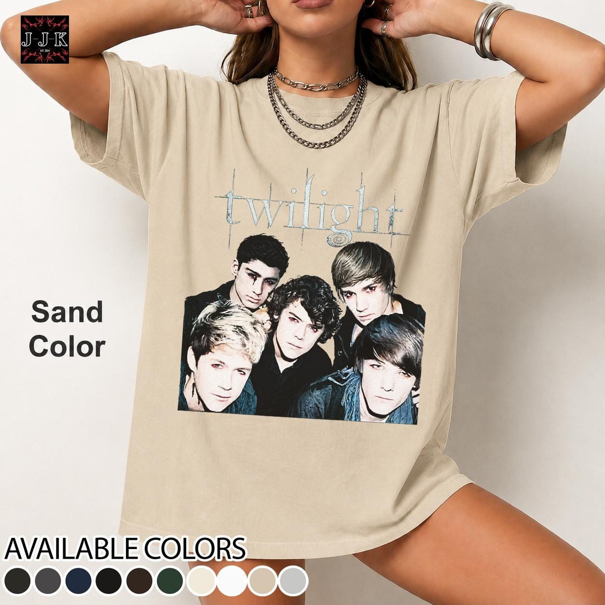 Retro One Direction Vintage Distressed Unisex Heavy Cotton 90s Graphic Tee Shirt RZ