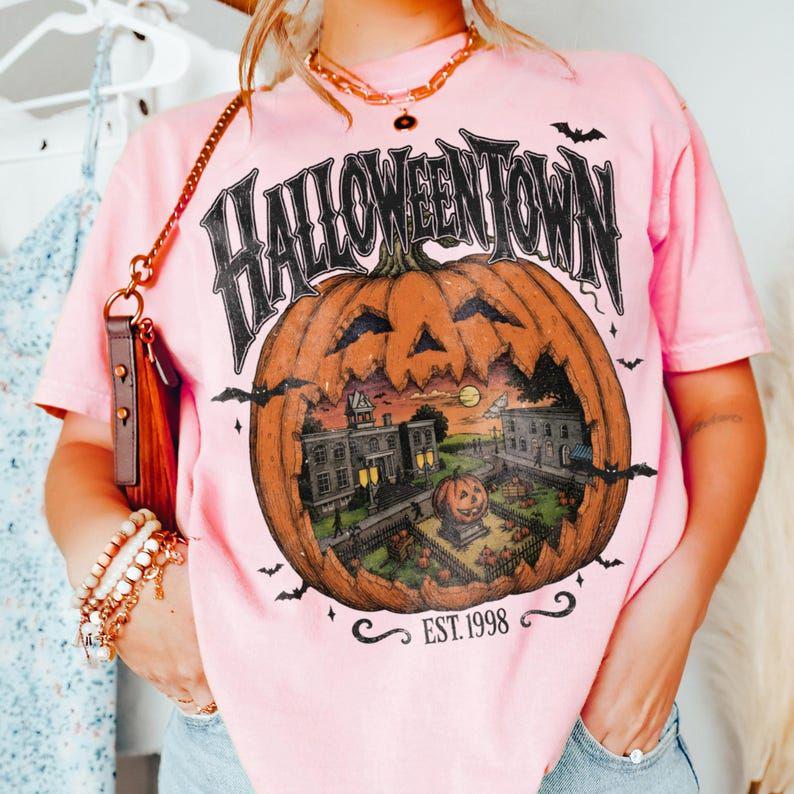 Comfort Colors® Halloweentown Est 1998 Shirt, Halloweentown University, Retro Halloweentown Shirt, Cute Fall Shirt, Halloween Graphic Tee
