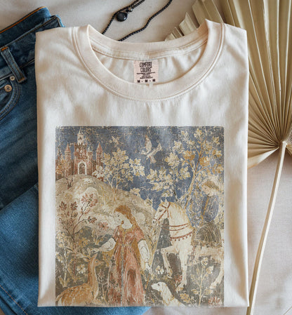 Art History Shirt, Gothic Aesthetic Tee, Retro Museum Tshirt, Classical Fine Art Graphic Tee, Comfort Colors Medieval Gift