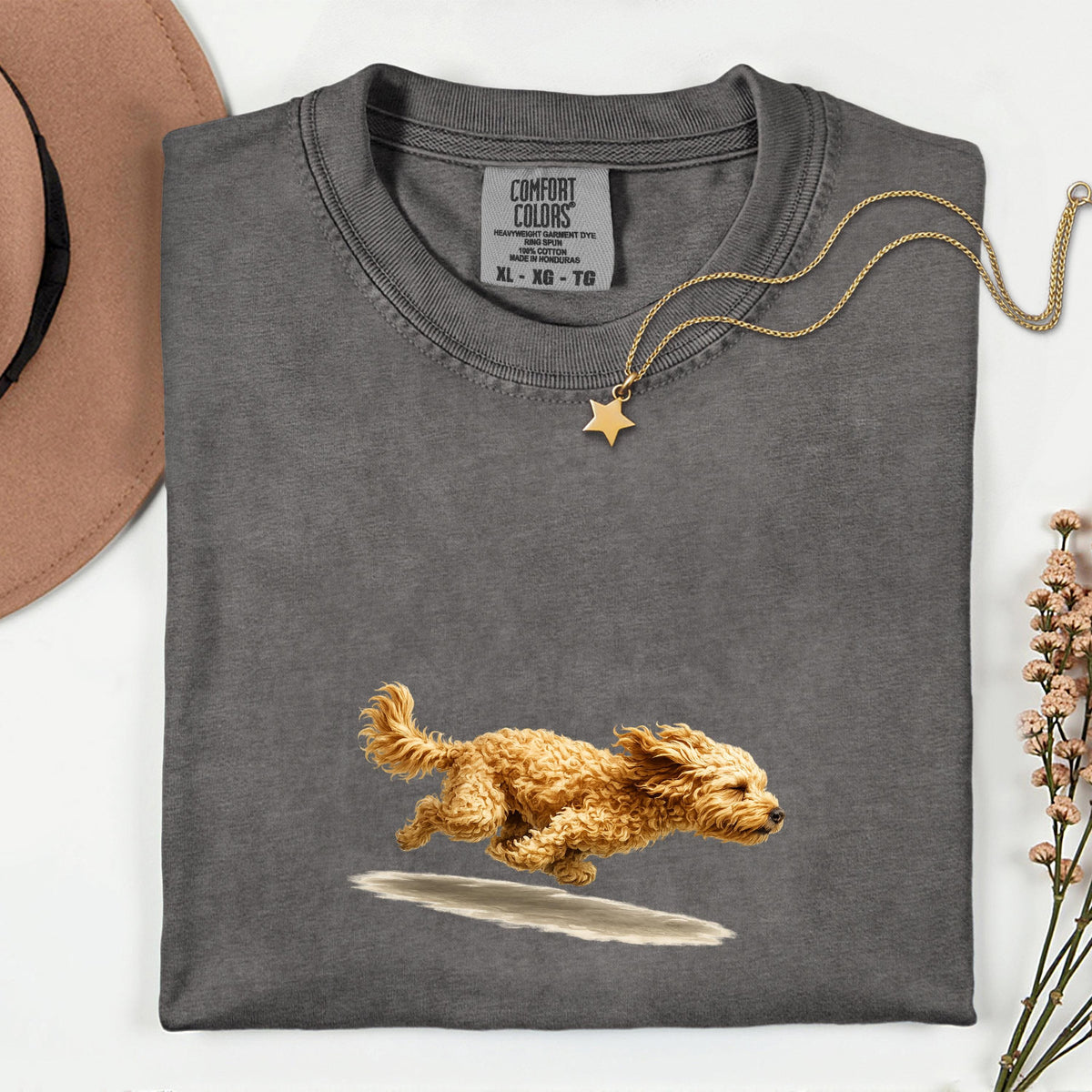 Running Cavapoo Dog Mom Shirt, Cavapoo Runner Tee, Funny Dog Lover T-Shirt, Cavapoo Mom Gift, Vintage Running Dog Graphic Tee,