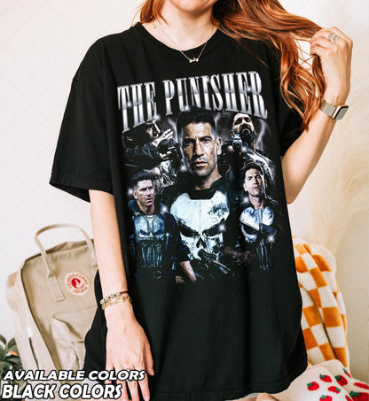 Limited Comfort Colors The Punisher T-Shirt, One Last Kill Movie Graphic Tee, Frank Castle Fan, Gift For Women and Man Unisex T-Shirt