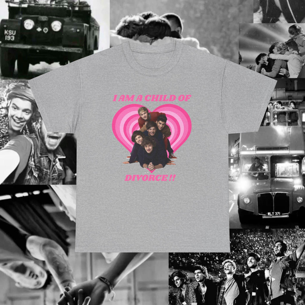 One Direction 'Child Of Divorce' Tshirt