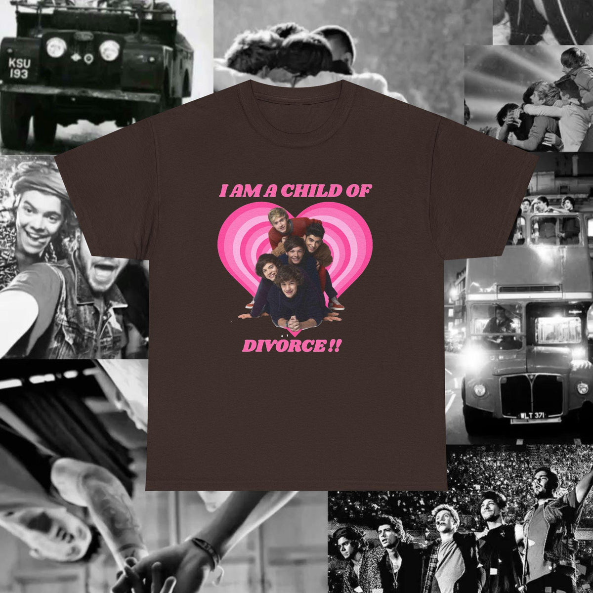 One Direction 'Child Of Divorce' Tshirt