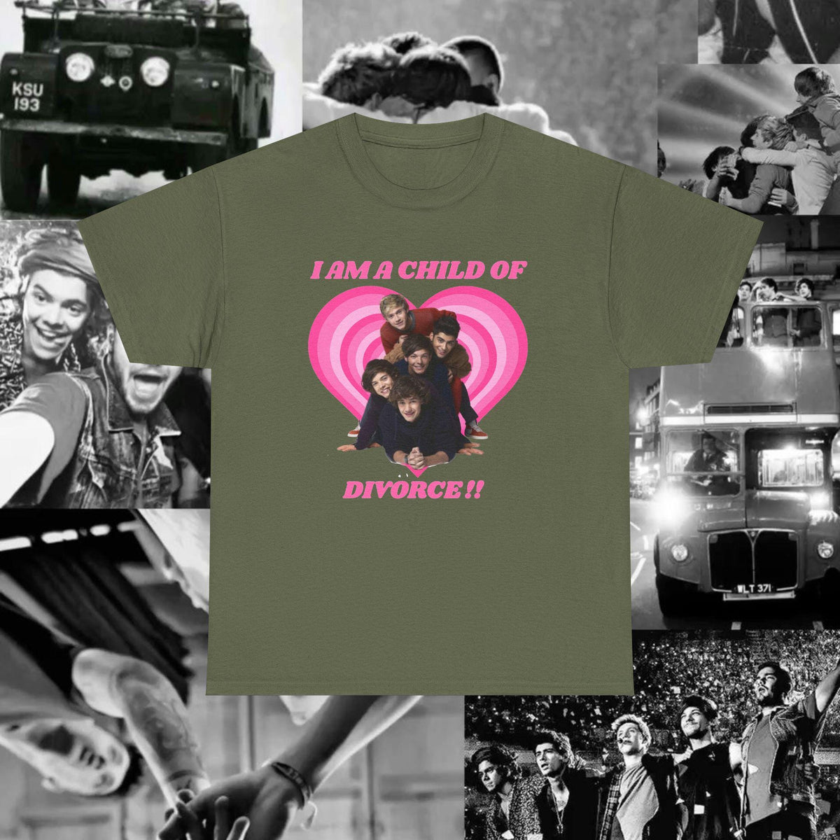 One Direction 'Child Of Divorce' Tshirt