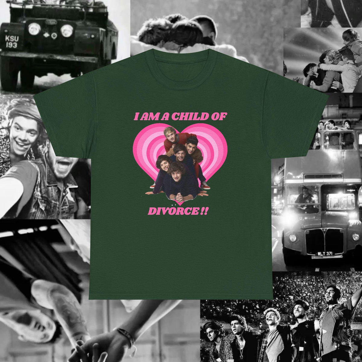 One Direction 'Child Of Divorce' Tshirt