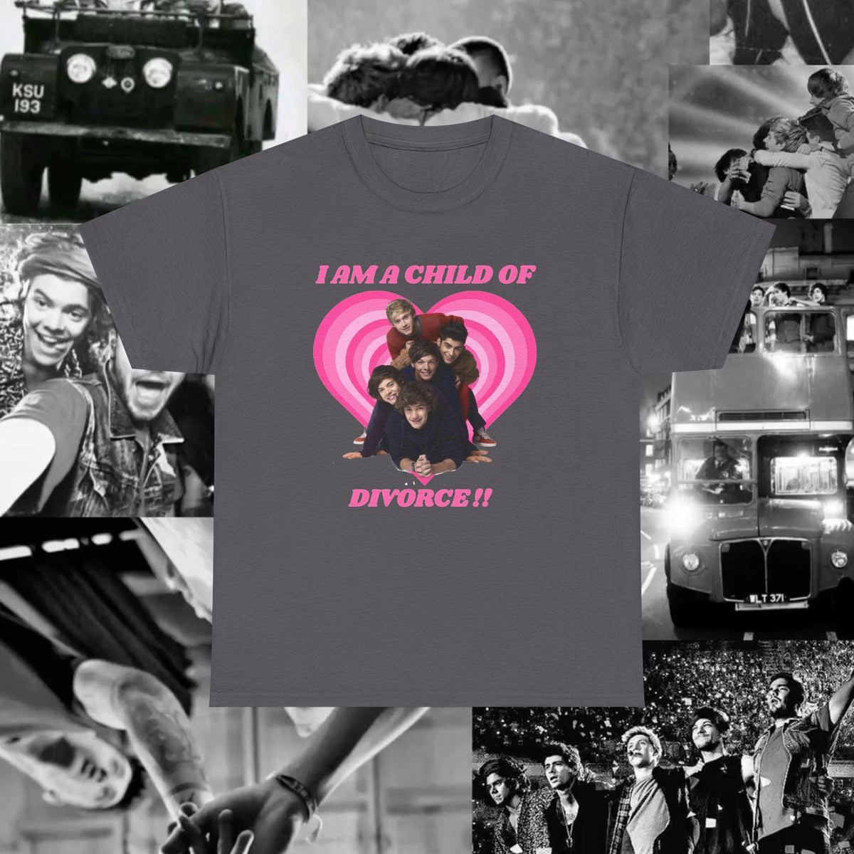 One Direction 'Child Of Divorce' Tshirt