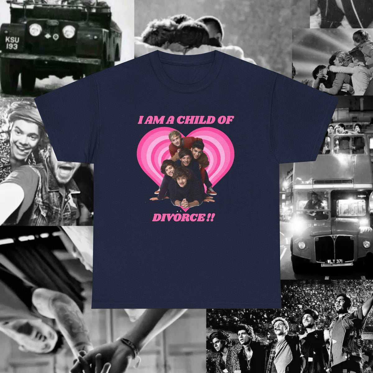 One Direction 'Child Of Divorce' Tshirt