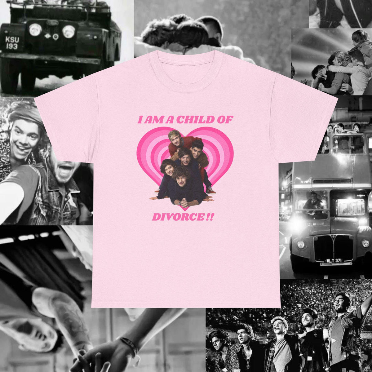 One Direction 'Child Of Divorce' Tshirt