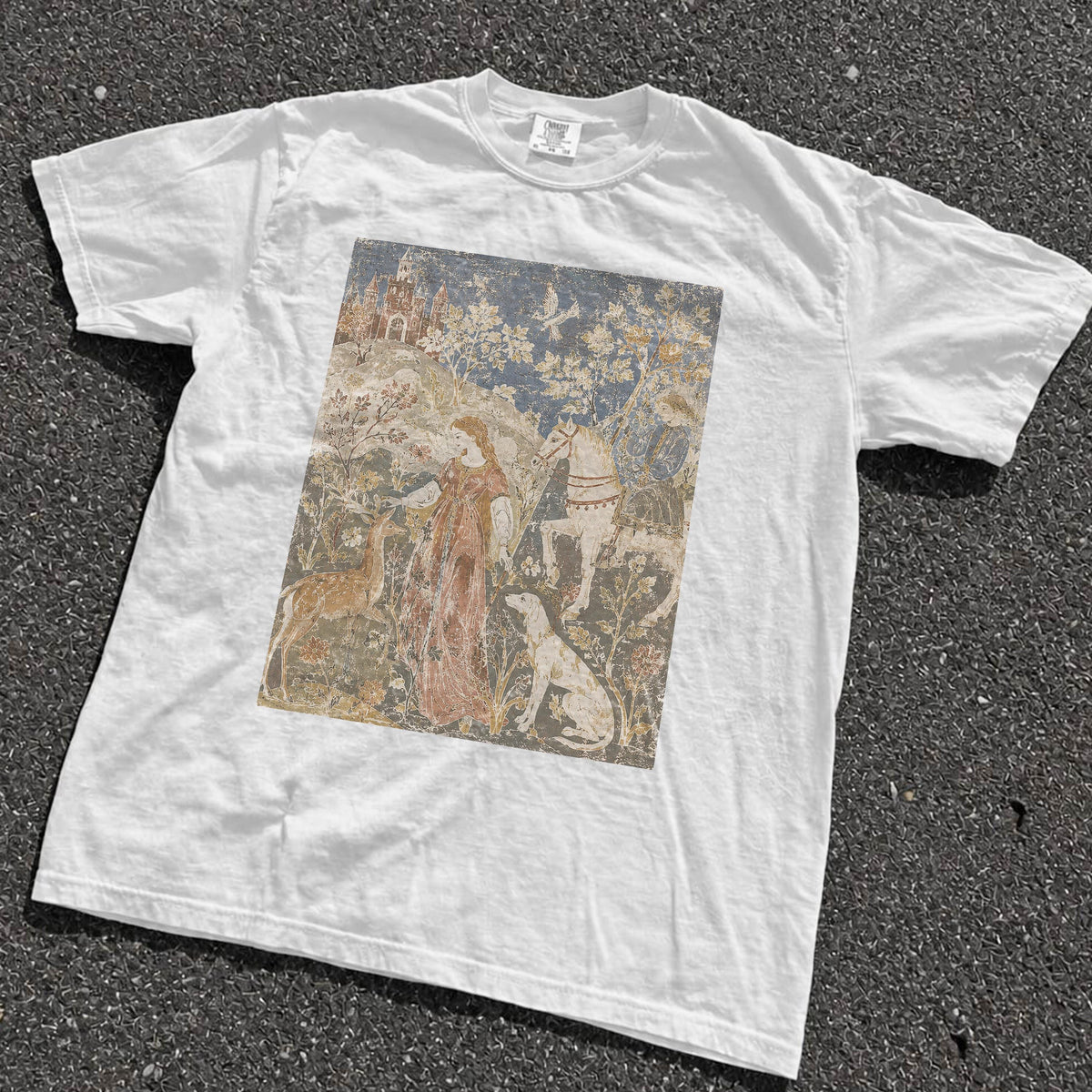 Art History Shirt, Gothic Aesthetic Tee, Retro Museum Tshirt, Classical Fine Art Graphic Tee, Comfort Colors Medieval Gift