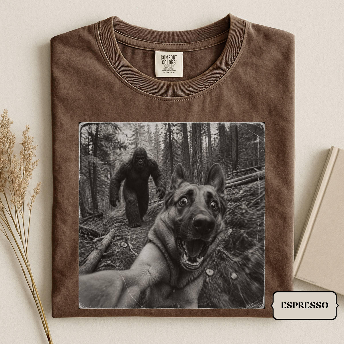 Bigfoot German Shepherd T-Shirt