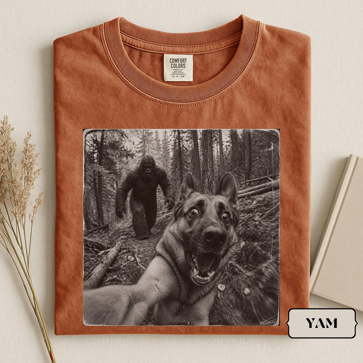 Bigfoot German Shepherd T-Shirt